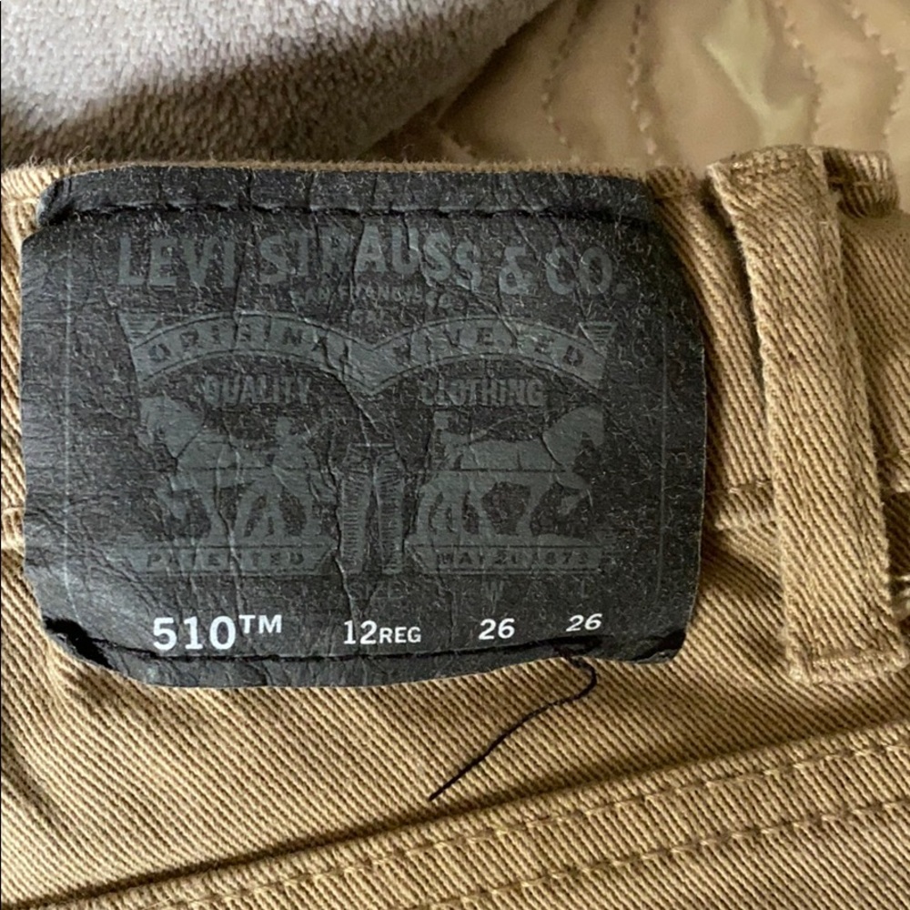 Levi’s Boys tan skinny jeans - Picture 5 of 6